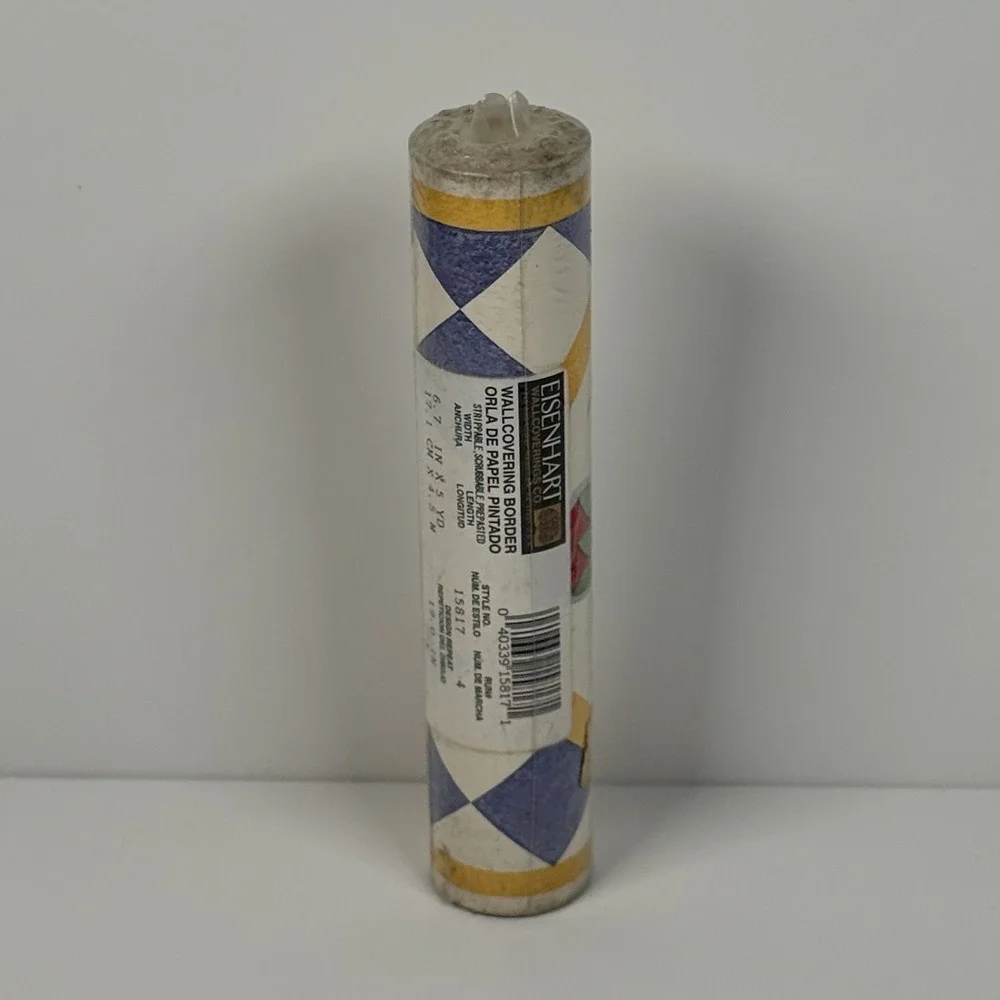 Eisenhart Wallpaper Border Flower Strippable Scrubbable Prepasted 6.7Inch 5 Yard